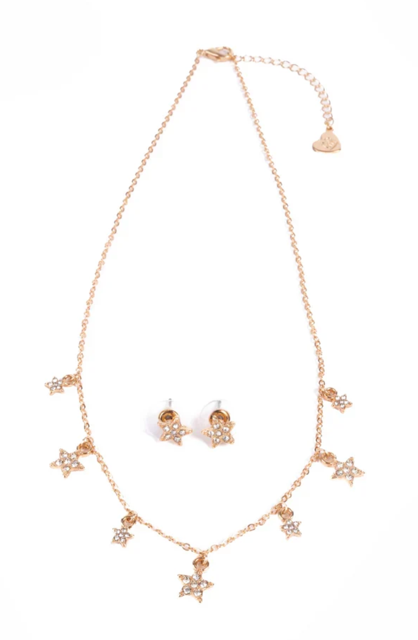 Boutique Chic Rising Star Necklace & Earrings
