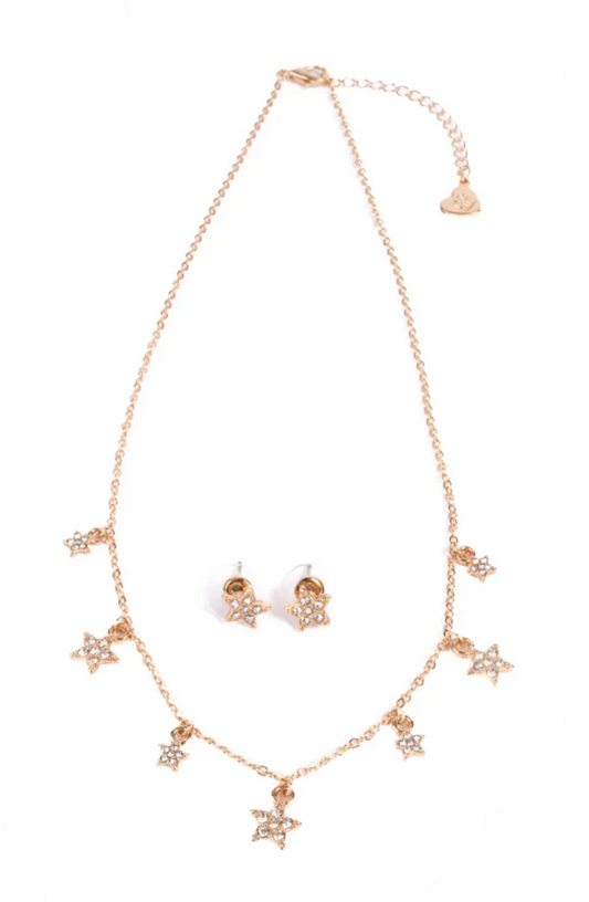 Boutique Chic Rising Star Necklace & Earrings