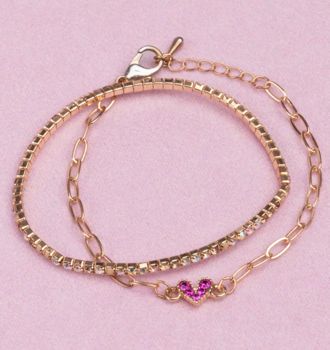 Boutique Chic Linked with Love 2 pc. Bracelet Set
