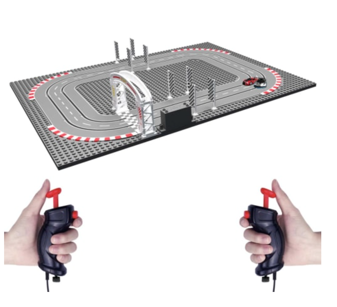 Turbo City Small Track with 2 Bugatti Cars