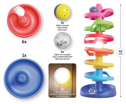 Quercetti Spiral Tower Brightball