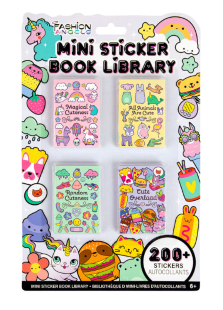 Mini Sticker Book Library
