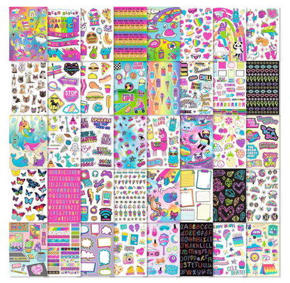 1000+ Totally Rainbow Super Colorful Stickers