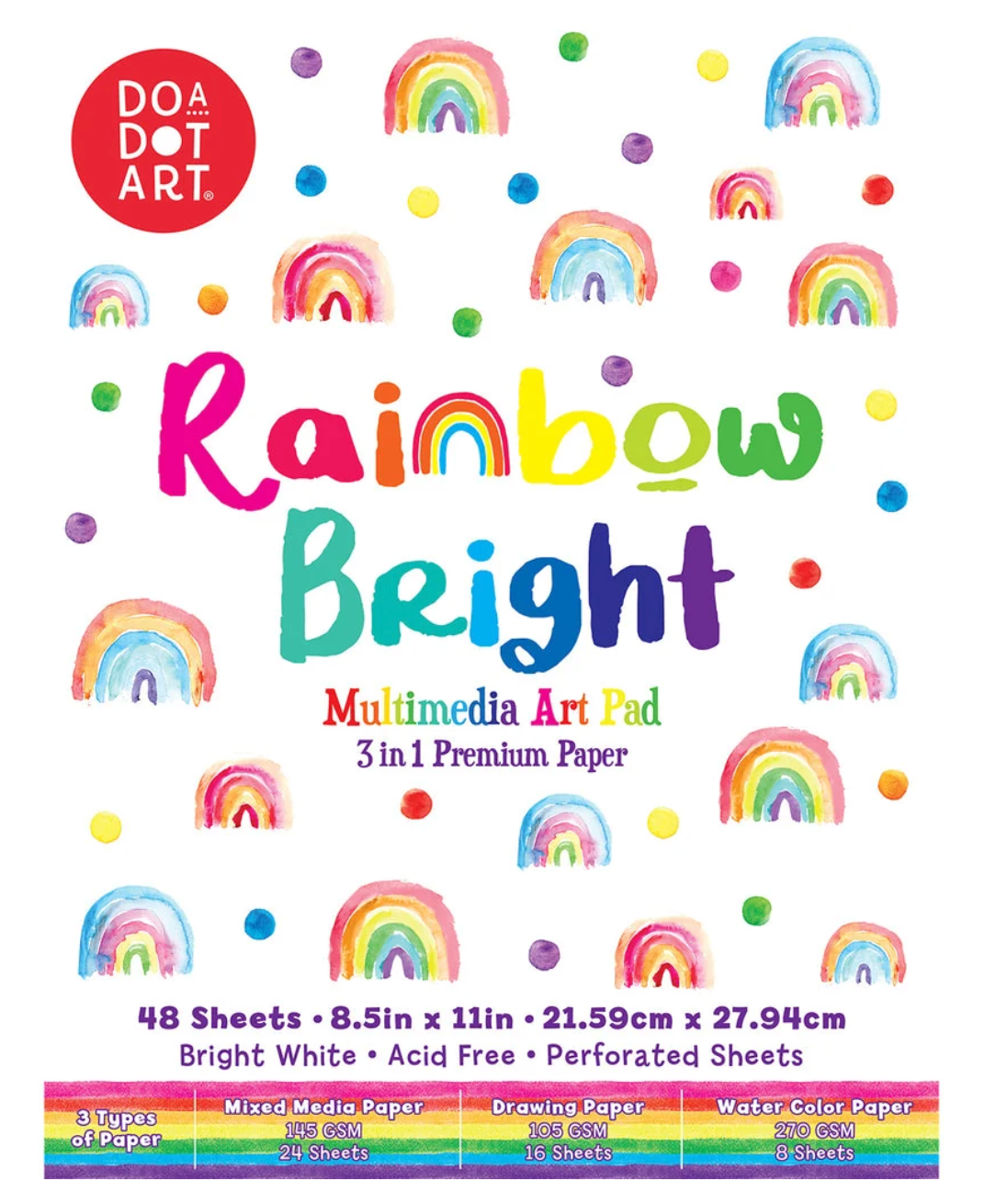 Do-A-Dot Rainbow Bright Multimedia Art Pad