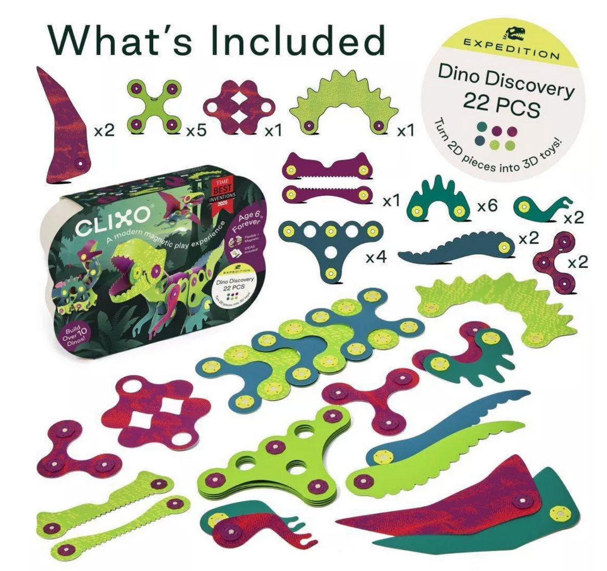 Clixo Dino Discovery Pack