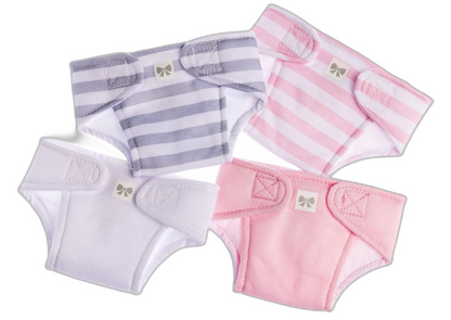 Reusable Cloth Diaper 4 Pack- Pink