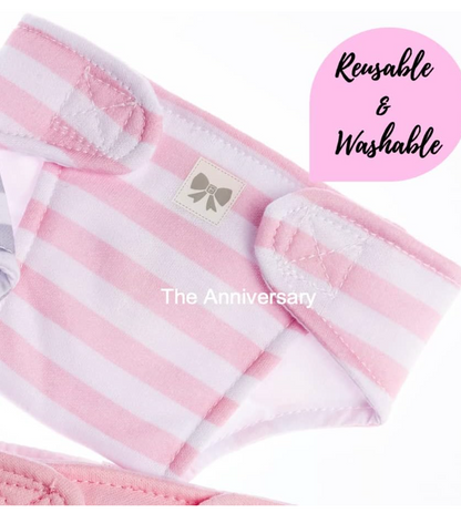 Reusable Cloth Diaper 4 Pack- Pink