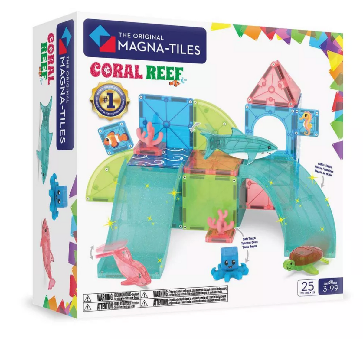 Magna-Tiles Coral Reef 25-Piece Set