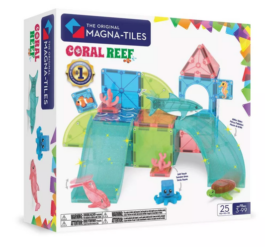 Magna-Tiles Coral Reef 25-Piece Set