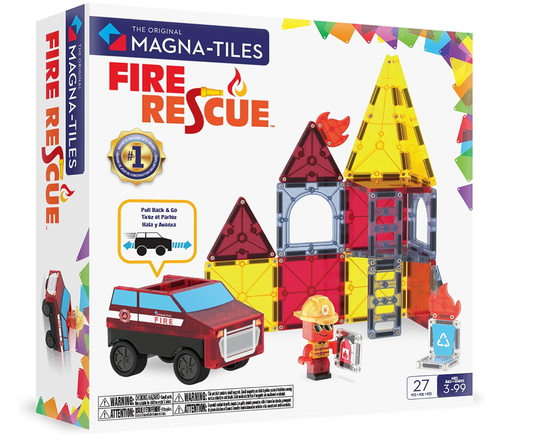 Magna-Tiles Fire Rescue 27-Piece Set