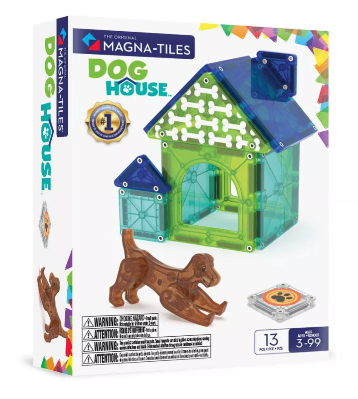 Magna-Tiles Dog House 13-Piece Set