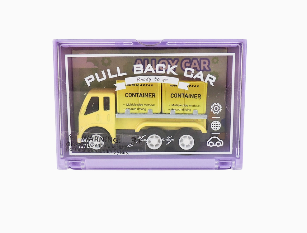 Large Metallic Truck in Container Box