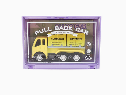 Large Metallic Truck in Container Box