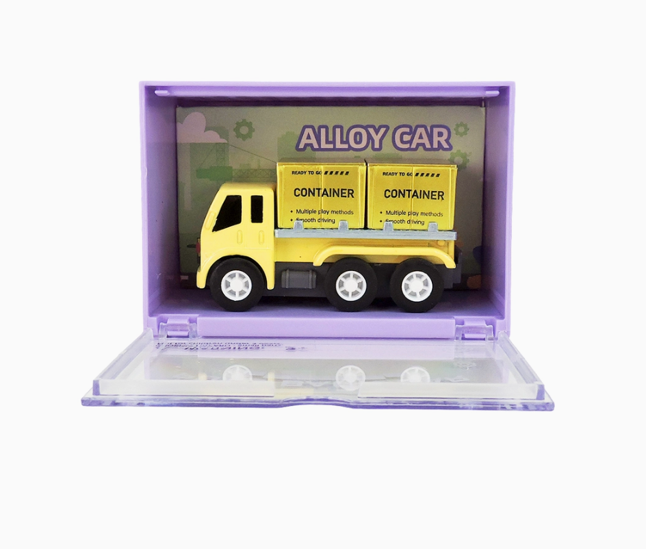 Large Metallic Truck in Container Box