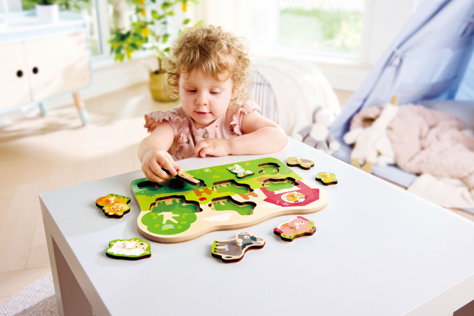 Farm Animals Peg Puzzle
