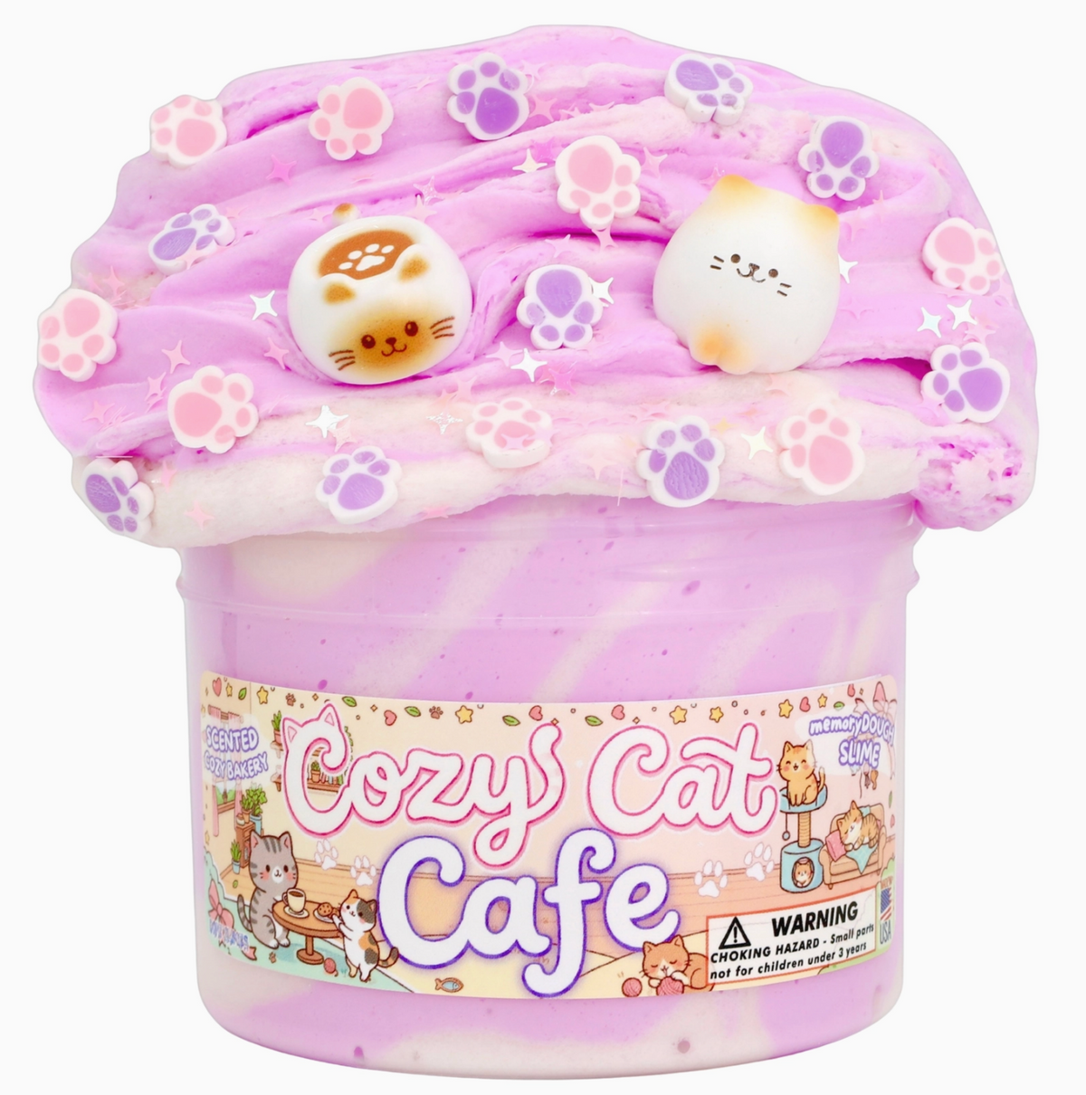 Cozy Cat Cafe Slime