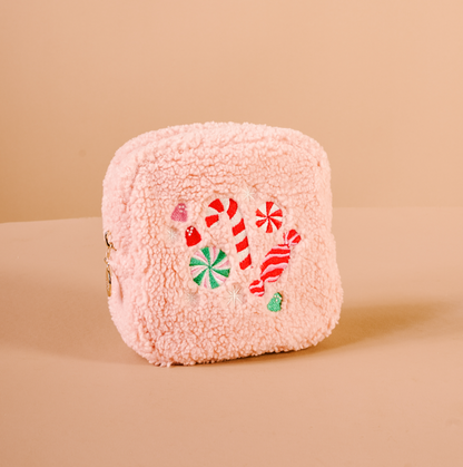 Holiday Teddy Pouch