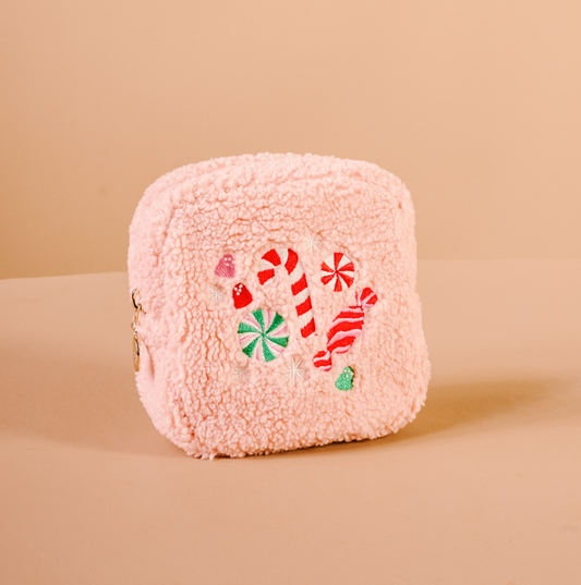Holiday Teddy Pouch