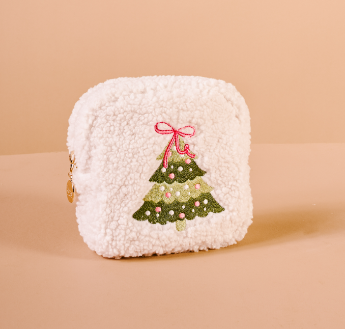 Holiday Teddy Pouch