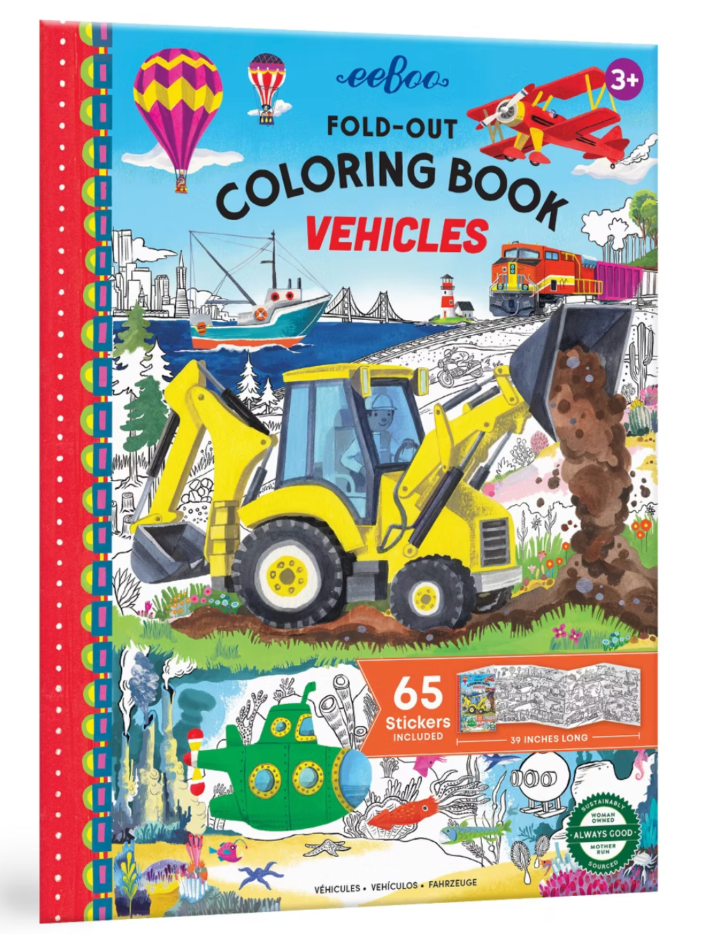 Fold-Out Coloring Book