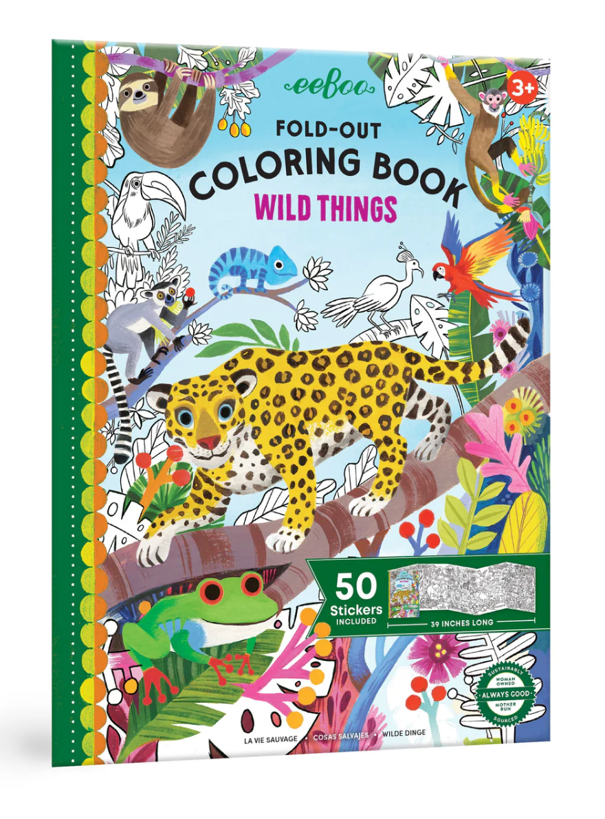 Fold-Out Coloring Book