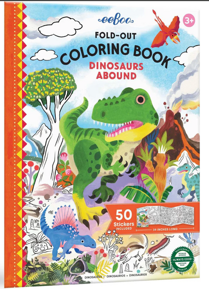Fold-Out Coloring Book