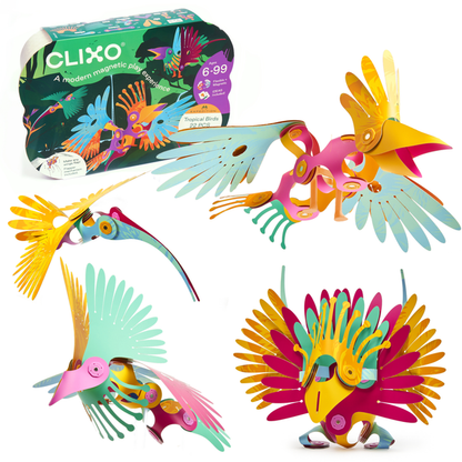Clixo Tropical Birds 22pc Set