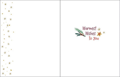 Christmas Card - Sparkle Snowman
