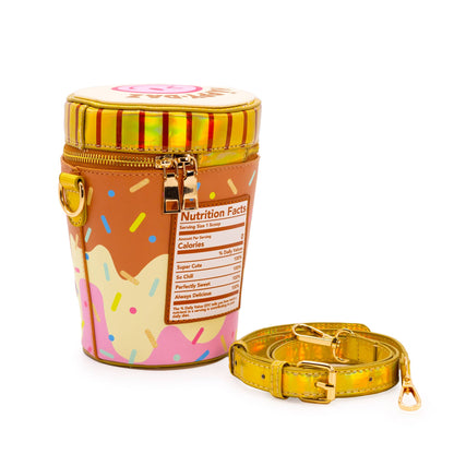 Happy Daz Ice Cream Tub Handbag - Chocolate
