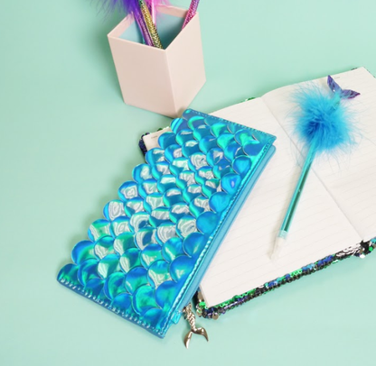 Feather Boa Mermaid Tail Pen