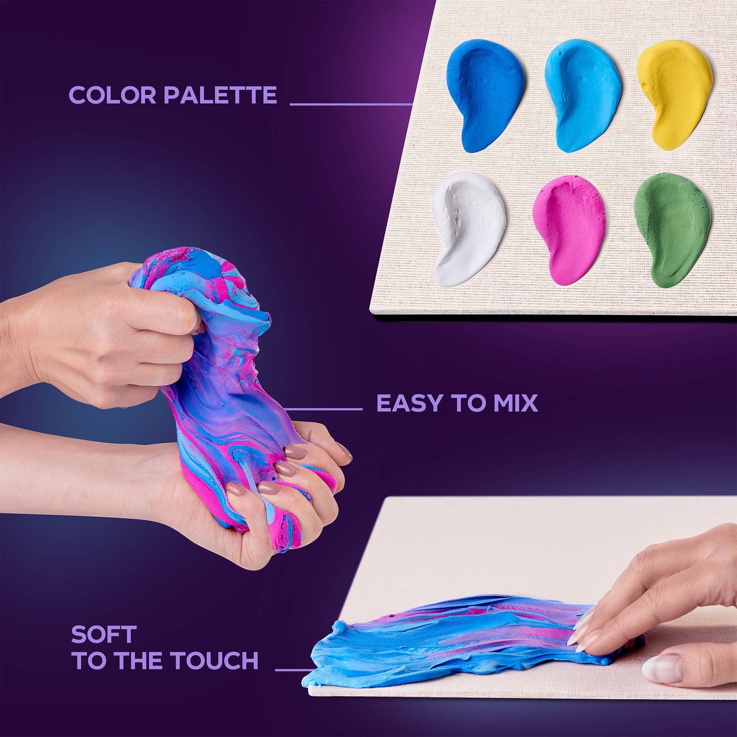 OKTO Sensory Art 3D Painting - Water Lilies