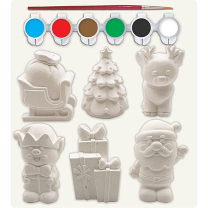 Christmas Time - Plaster Figurine Paint Set
