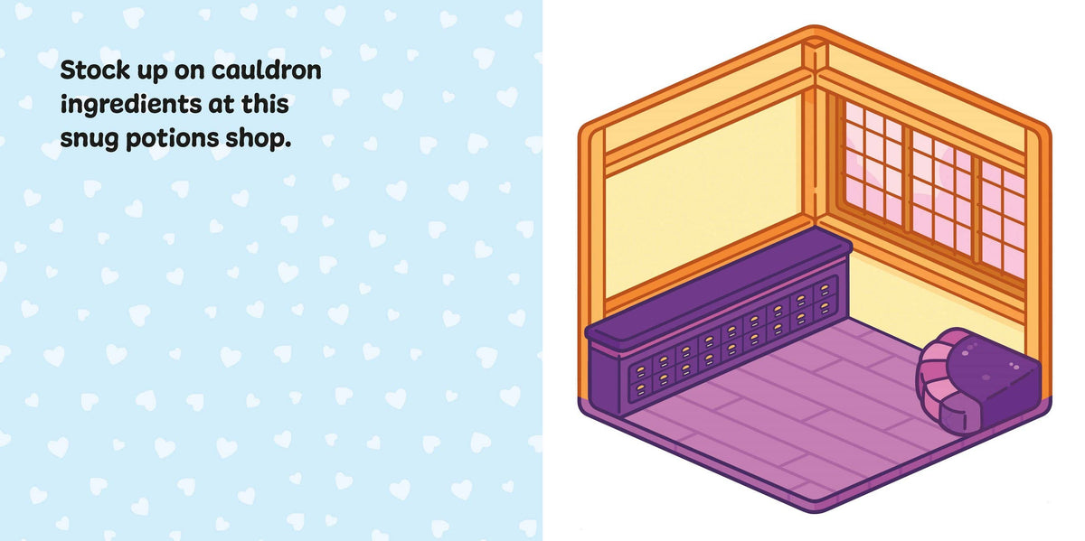 Cute & Cozy Sticker Rooms: Magical Places