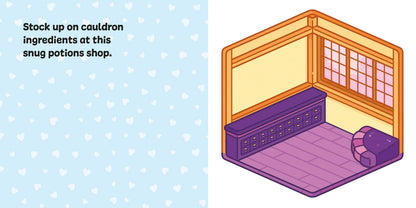 Cute & Cozy Sticker Rooms: Magical Places
