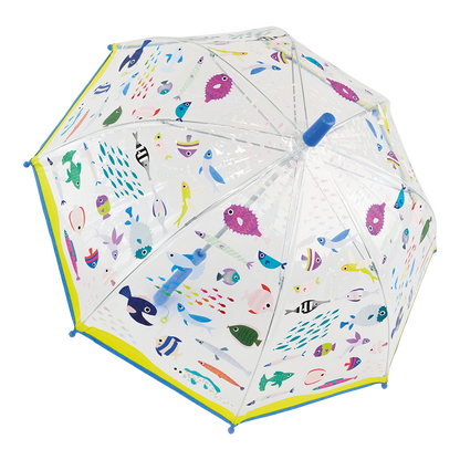 Ocean Transparent Colour Changing Umbrella
