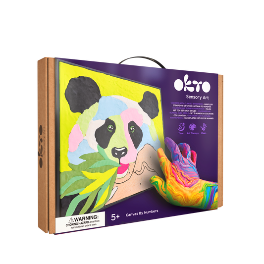 OKTO Clay-by-Numbers Kit – Panda