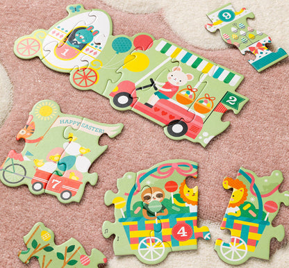 Easter Parade Shaped Floor Puzzle
