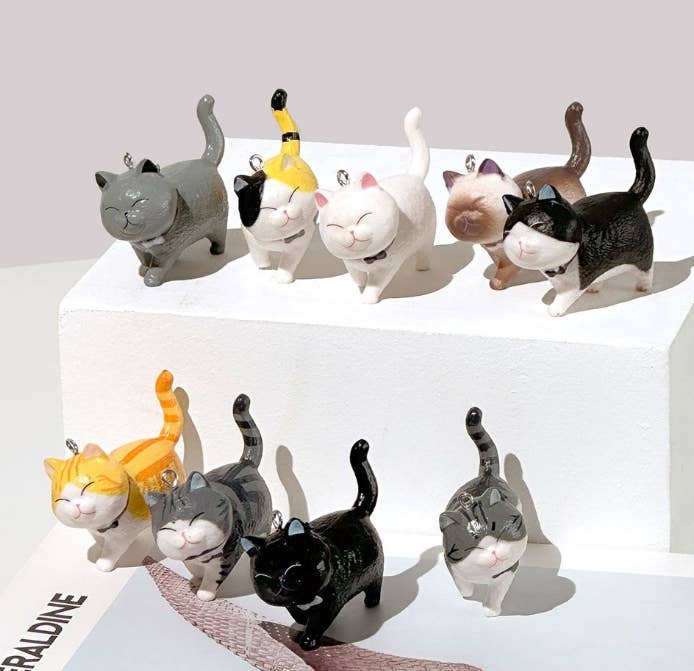 Best Friend Cat Collectible Keyring Blind Box