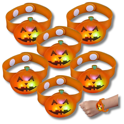 Pumpkin Light & Glow Up Snap Bracelet