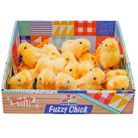 Farm Fresh Yellow Fuzzy Wind Up Chick