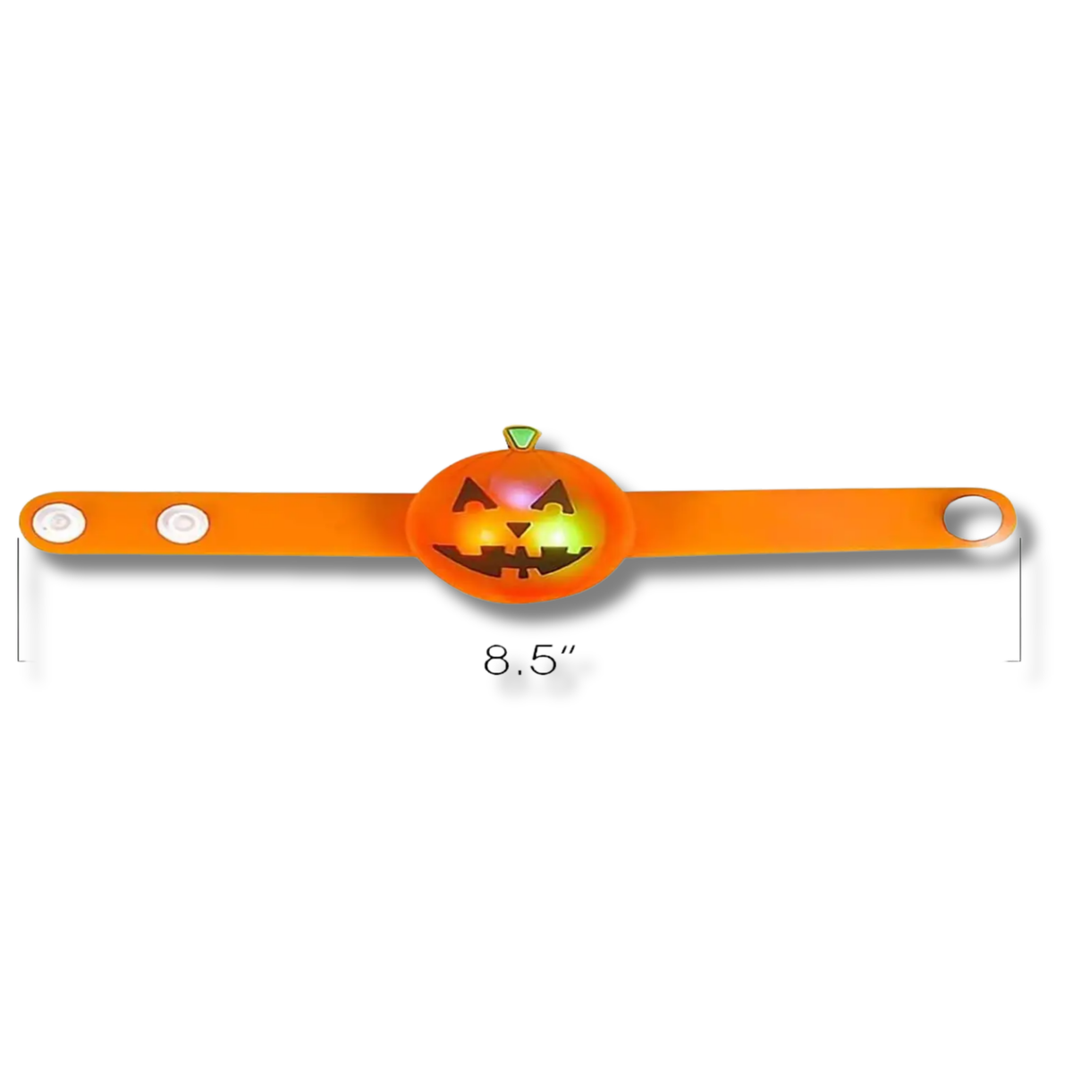 Pumpkin Light & Glow Up Snap Bracelet