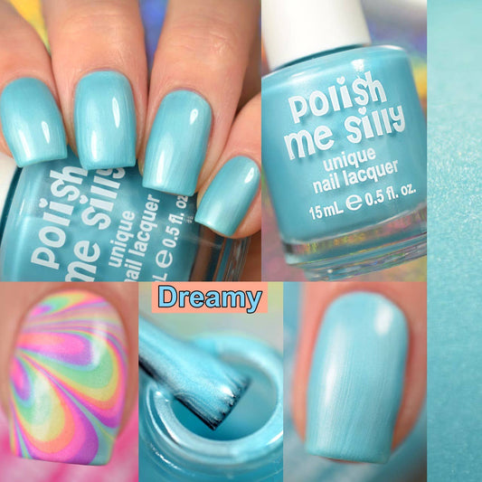 Dreamy - Bright Lights Blue Nail Polish
