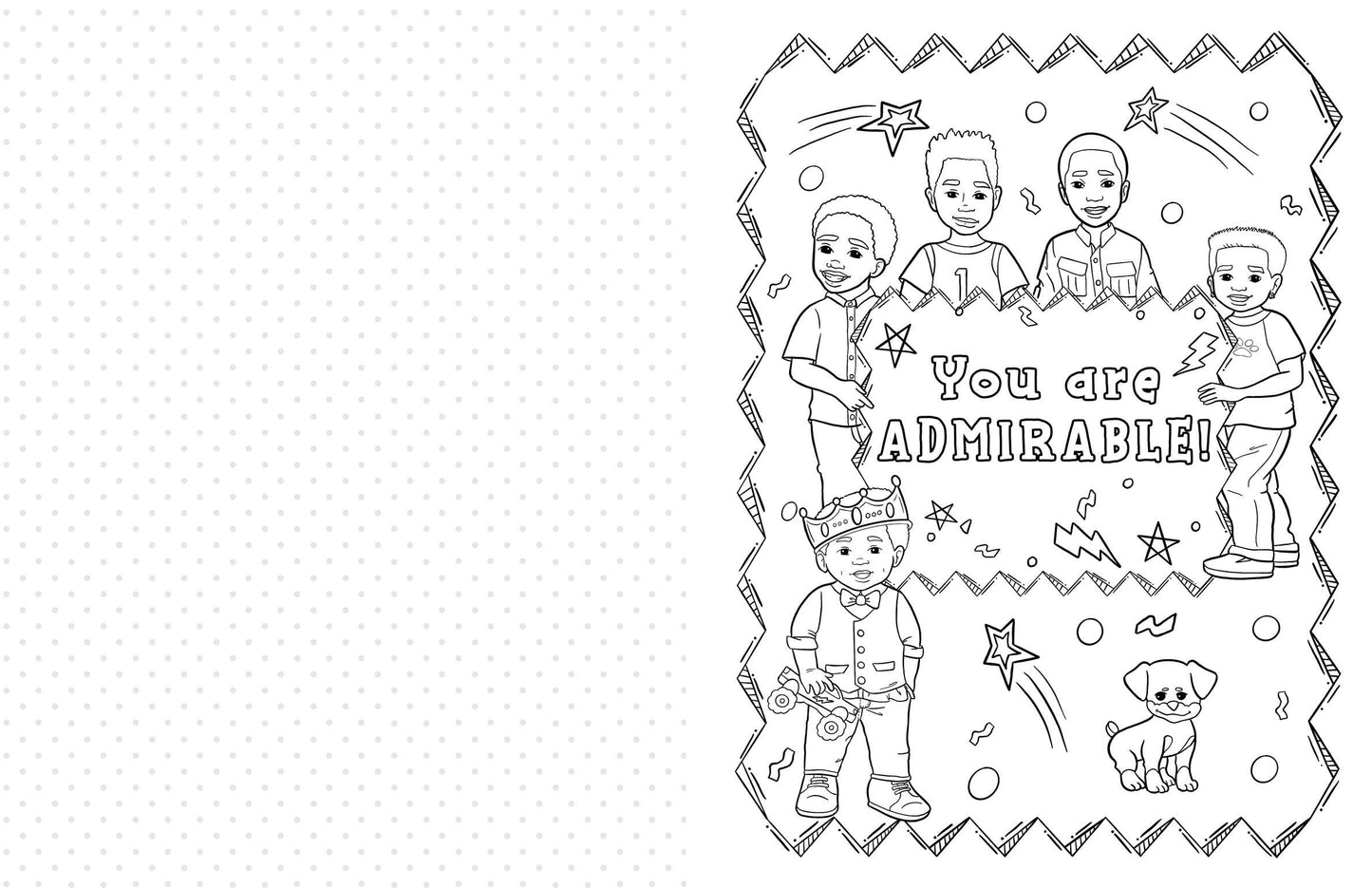 ABCs of a Young King's Greatness Coloring Book
