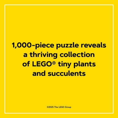 LEGO Tiny Garden 1000-Piece Puzzle