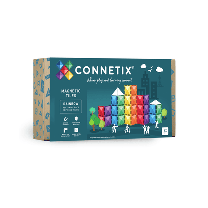 CONNETIX Rainbow Rectangle Pack 18 Pieces