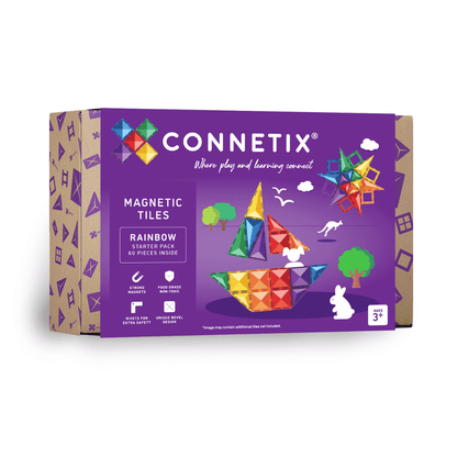 CONNETIX Rainbow Starter Pack 60 Pieces
