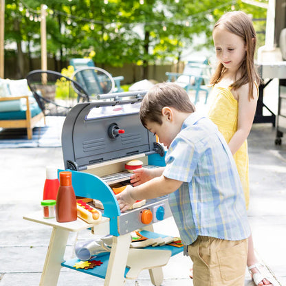 Deluxe Grill and Pizza Oven Playset