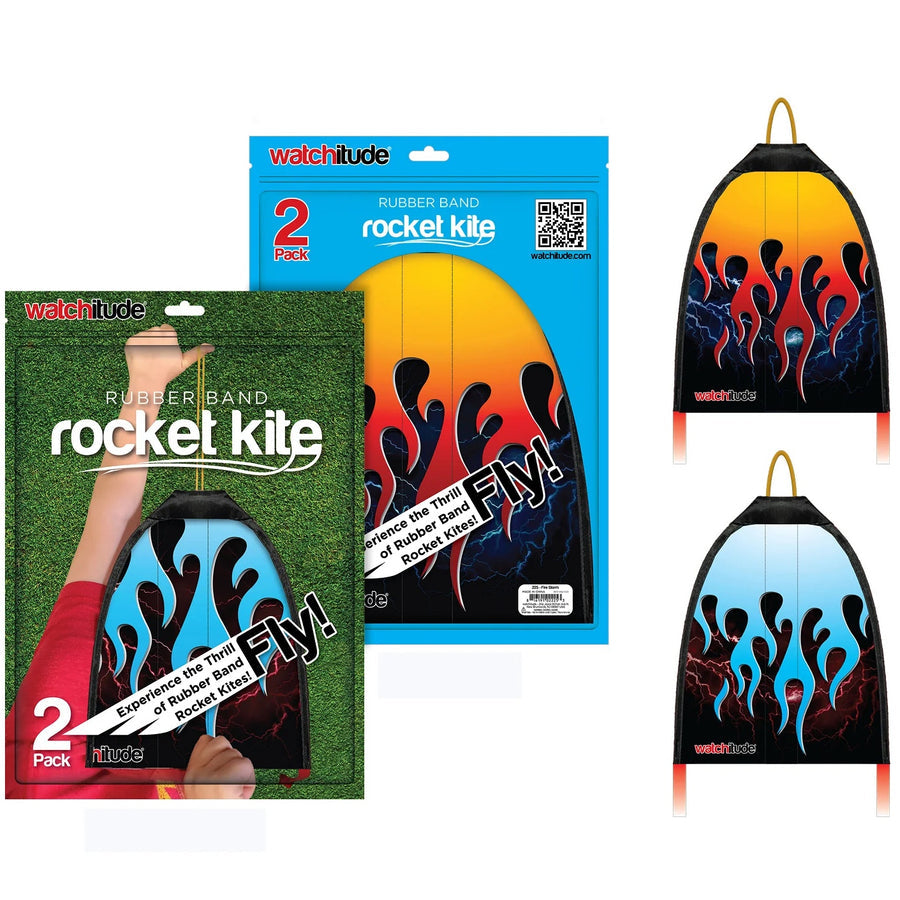 Rubberband Rocket Kite