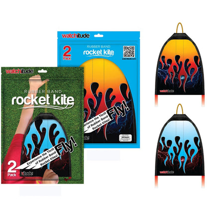 Rubberband Rocket Kite